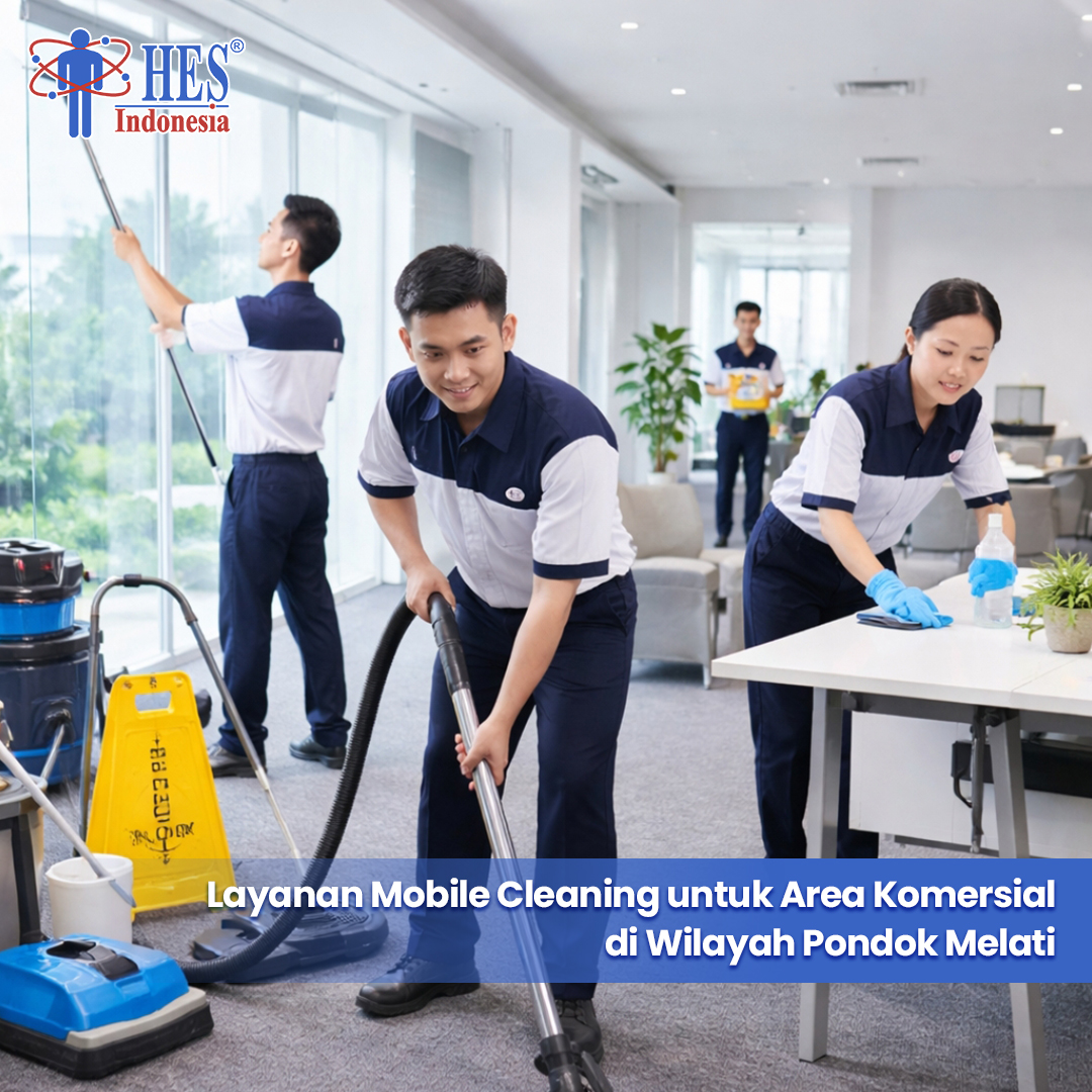 Layanan Mobile Cleaning untuk Area Komersial di Wilayah Pondok Melati